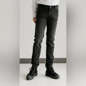 Acne Studios North Slim fit Jean Used  Black
Size 34
Cut hem at 29” raw edge